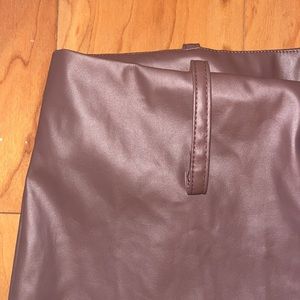 Brown Leather Pants